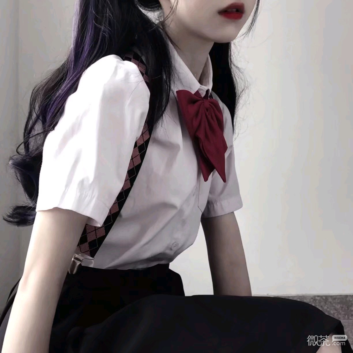 潮流清新可爱微信女头