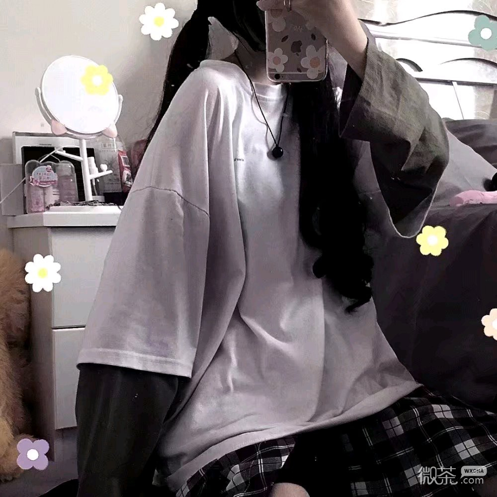 潮流清新可爱微信女头