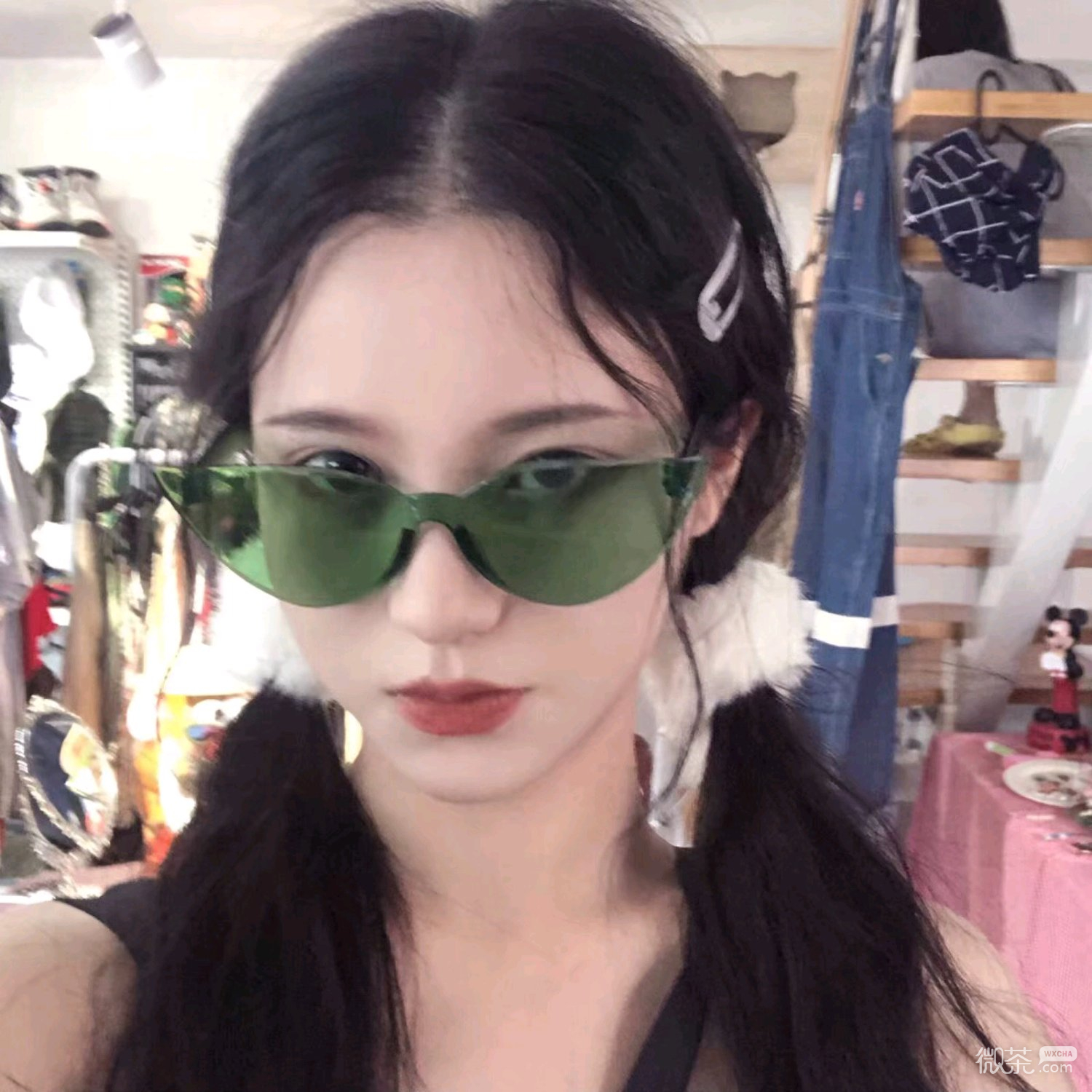 潮流清新可爱微信女头