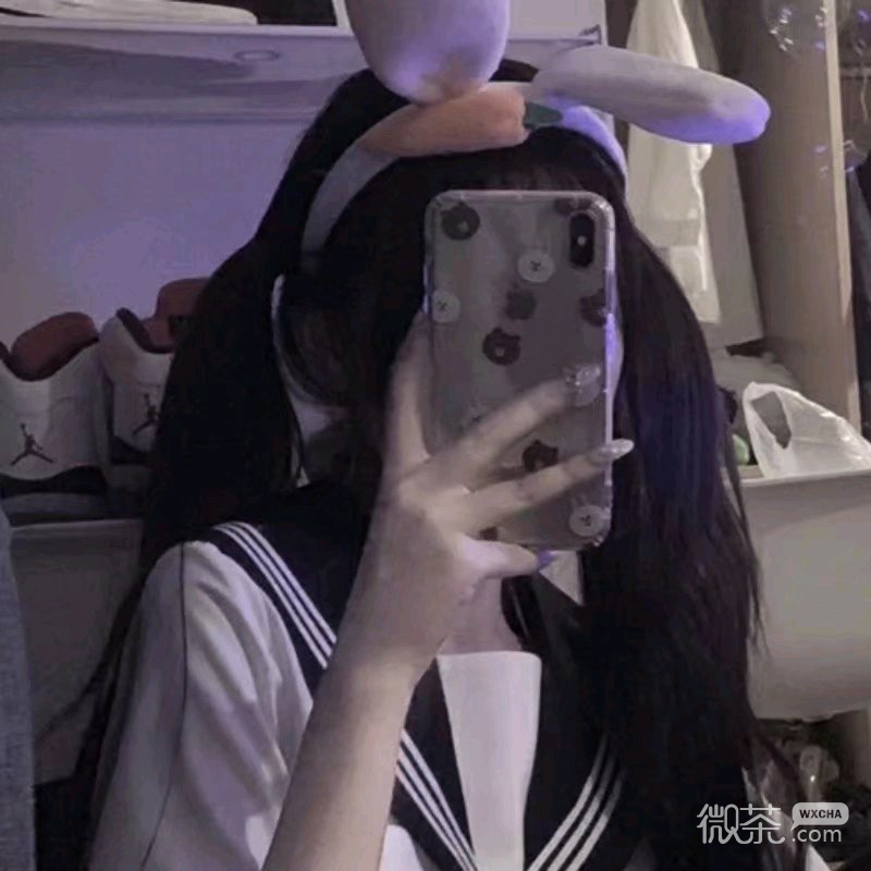 潮流清新可爱微信女头