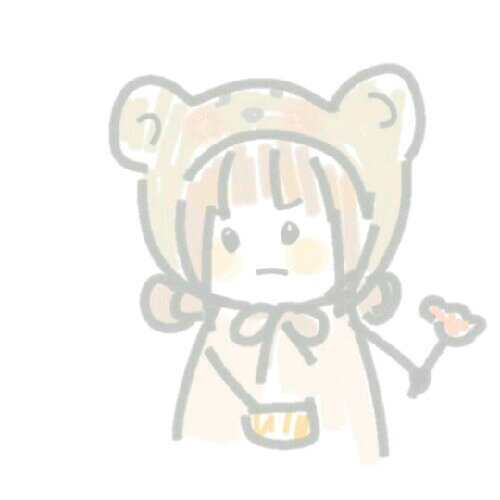 微信简约粉嫩可爱卡通女头