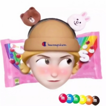 可爱俏皮风格的微信搞怪情侣头像下载