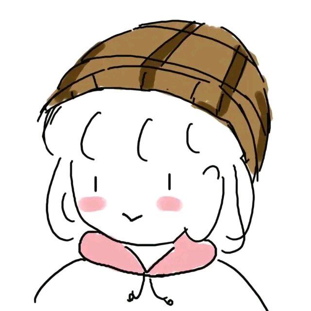 微信简约粉嫩可爱卡通女头