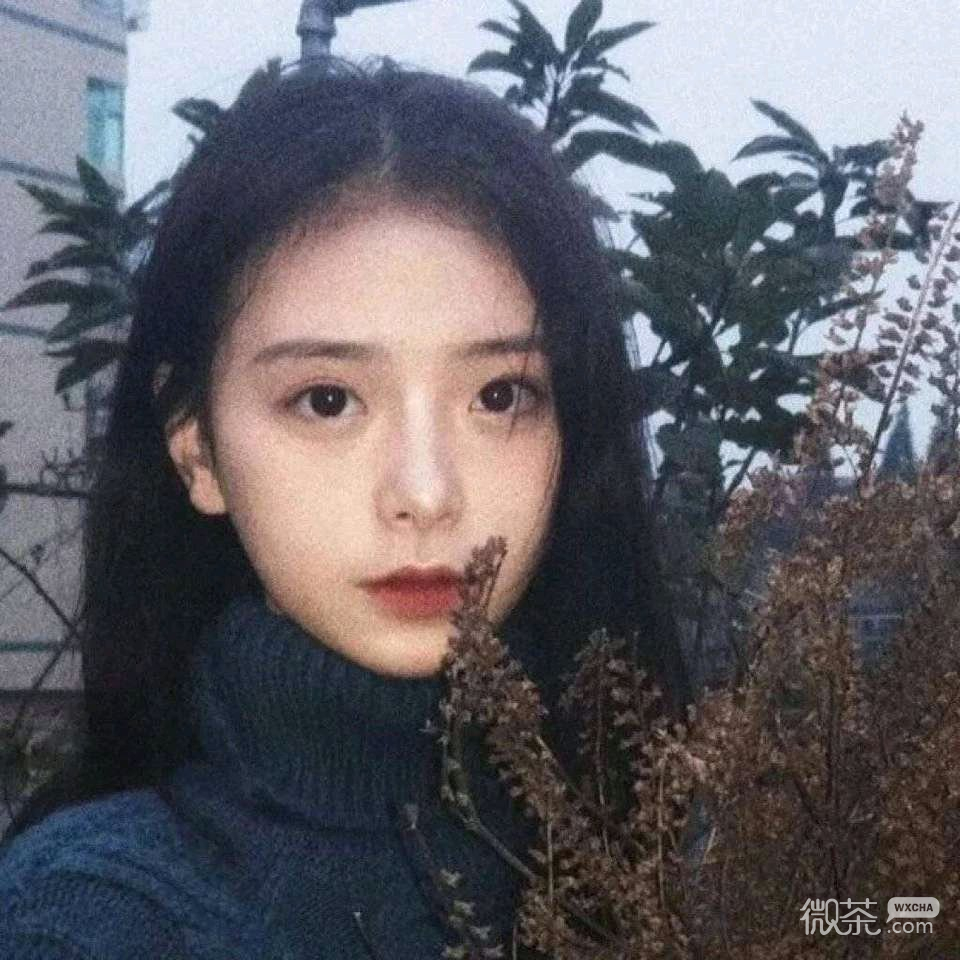 微信简洁气质阳光女头