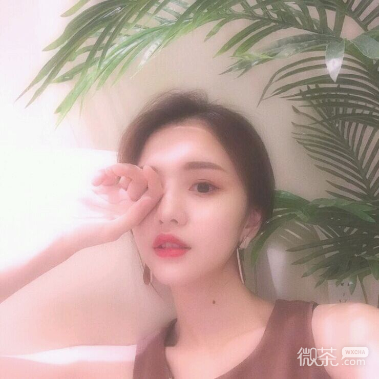 微信小清新气质女头