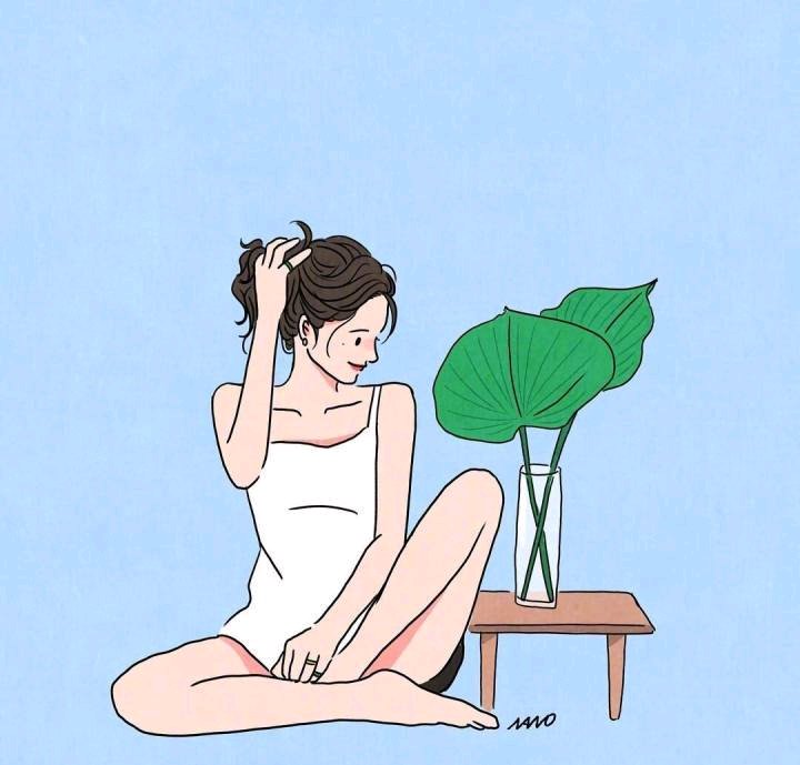 微信粉嫩青春时尚女头