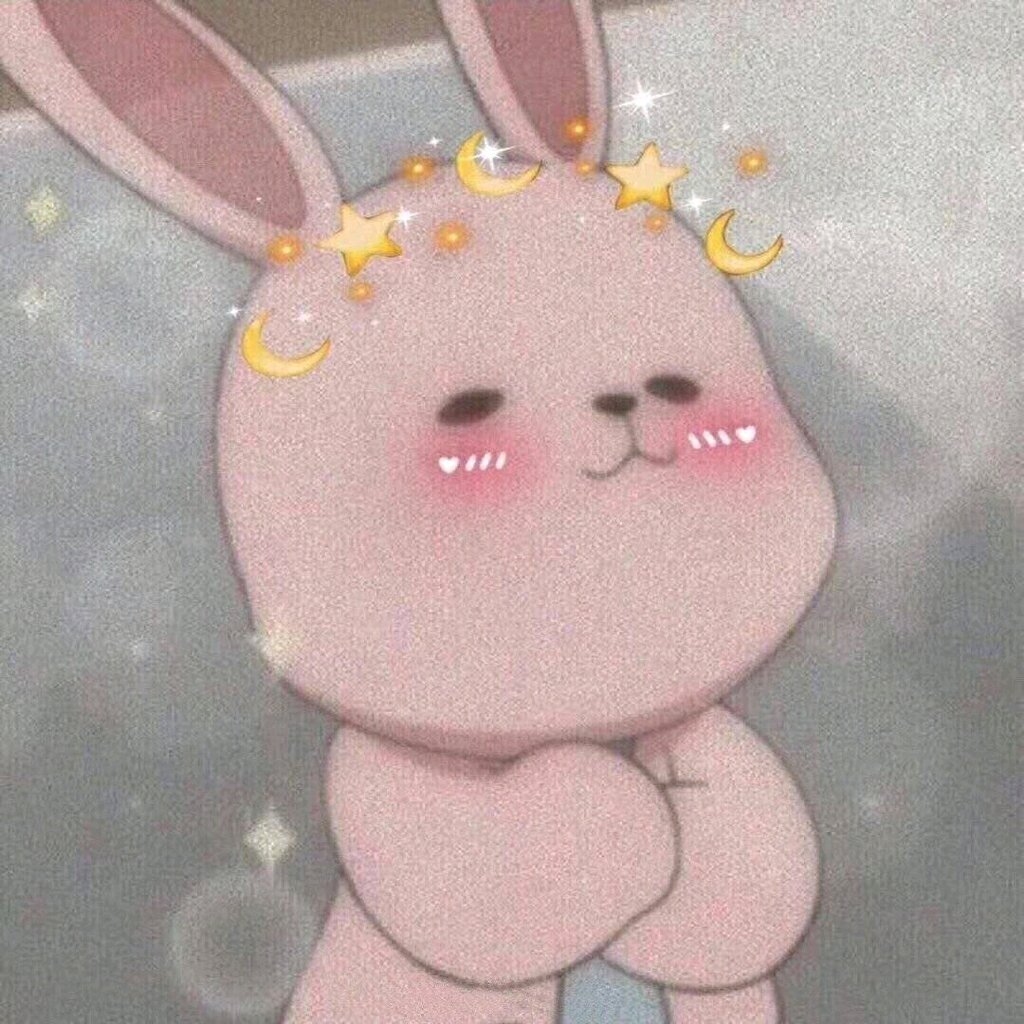 微信简约粉嫩可爱卡通女头