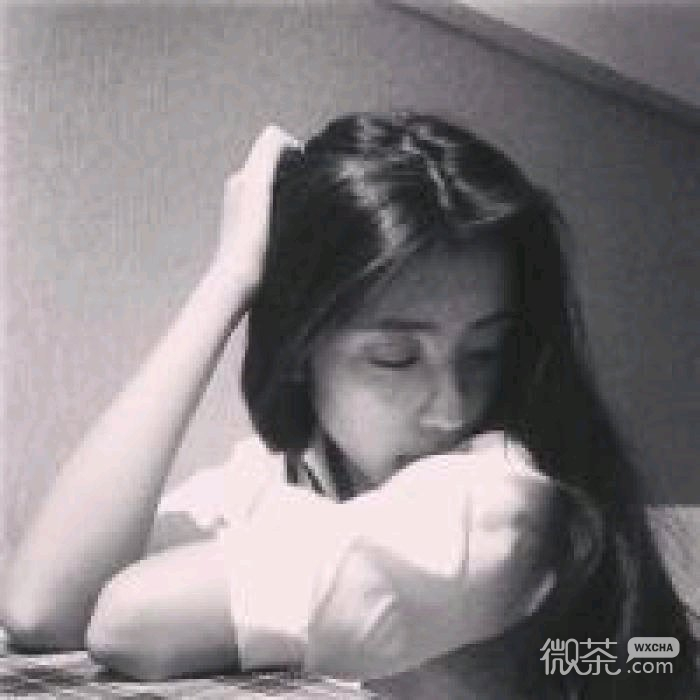微信简洁气质阳光女头