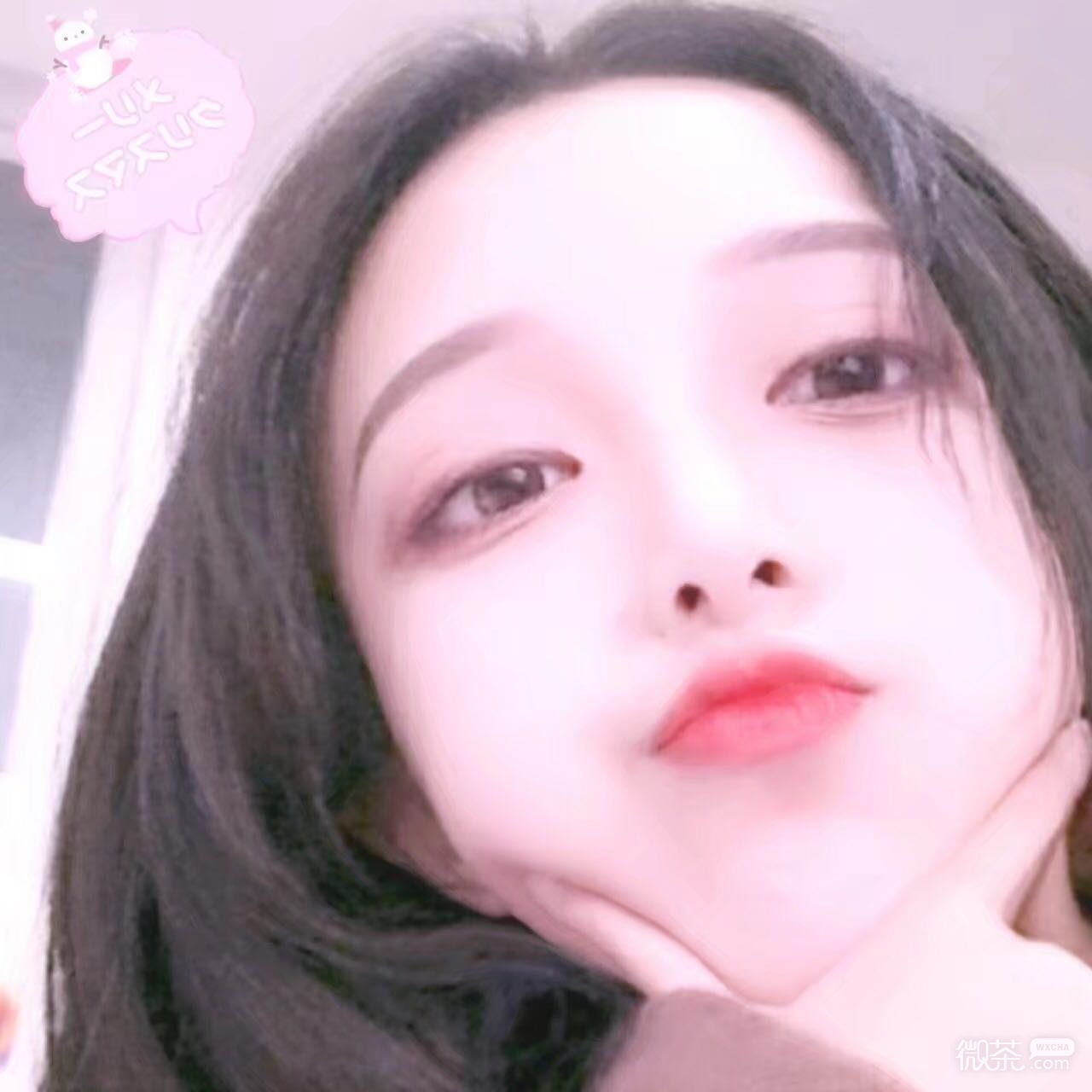 文艺清新性感迷人微信女头