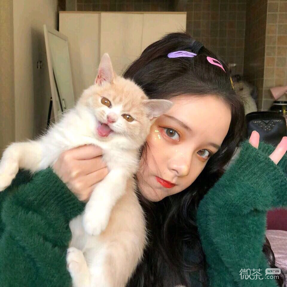 文艺清新性感迷人微信女头