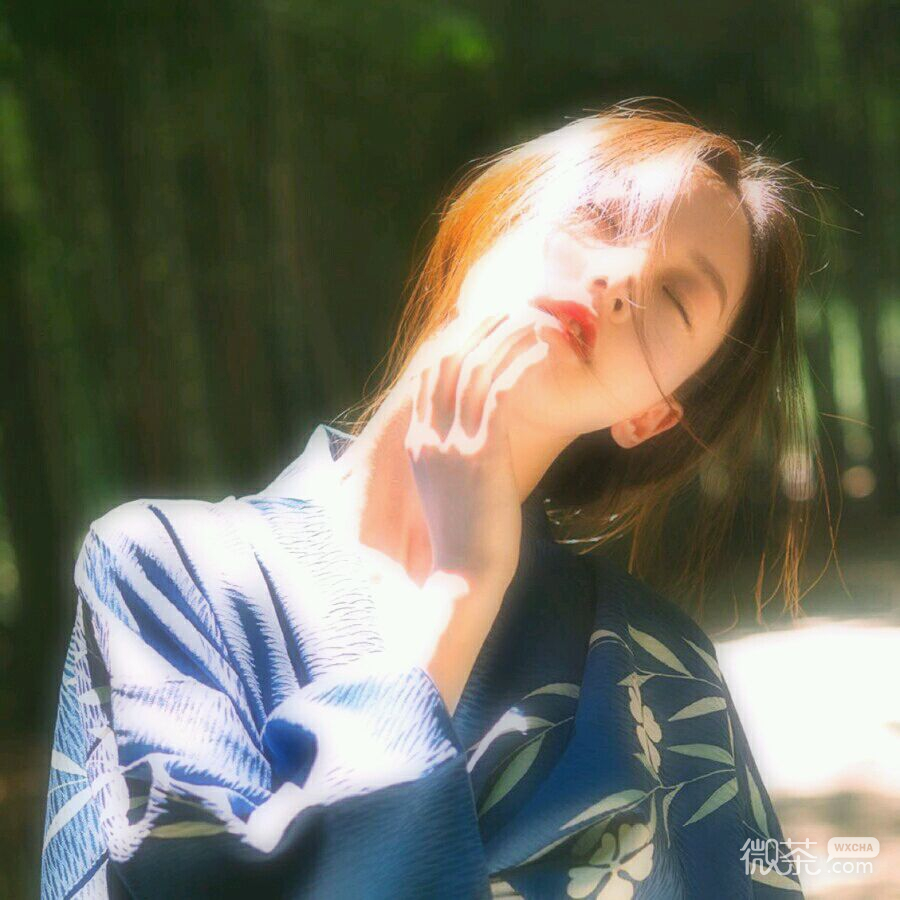 微信小清新文艺复古女头