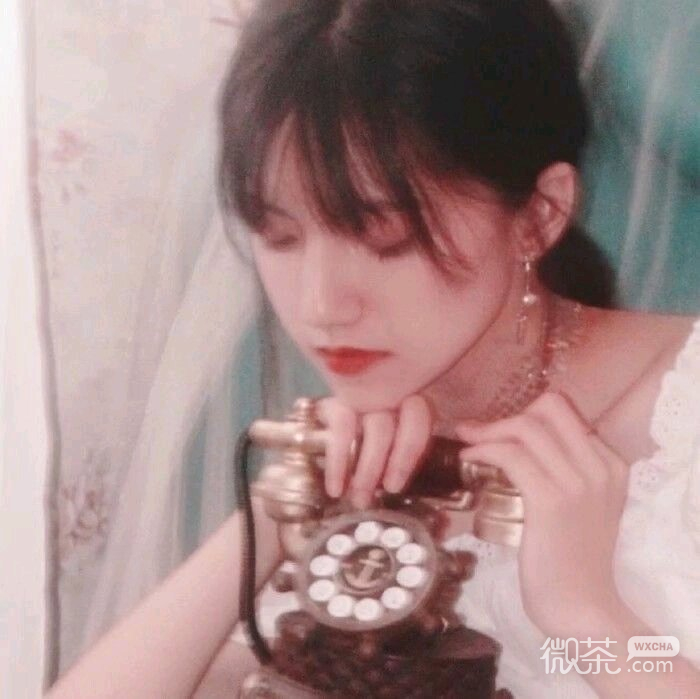 阳光小清新可爱微信女头