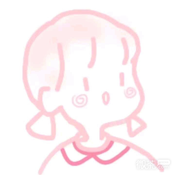 粉嫩清新好看微信女头