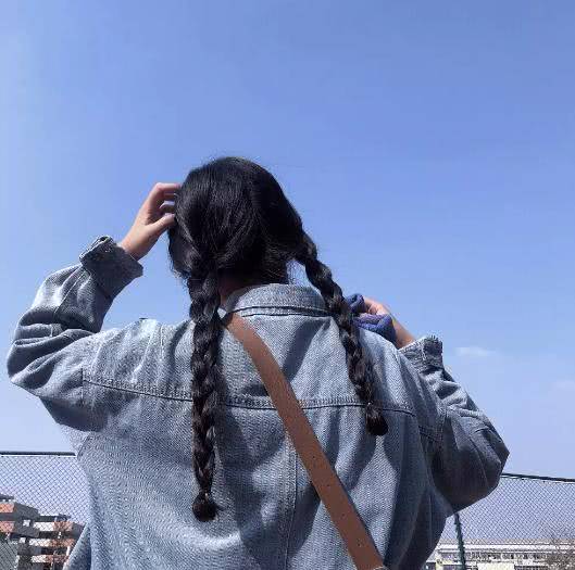 微信文艺气质森系好看女头