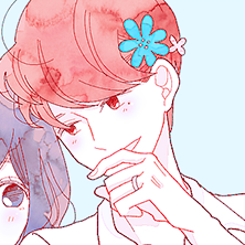 微信清新好看二次元情侣头像