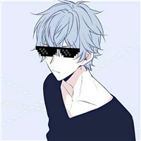 二次元马赛克墨镜男生头像合集下载