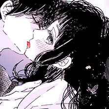 微信清新好看二次元情侣头像