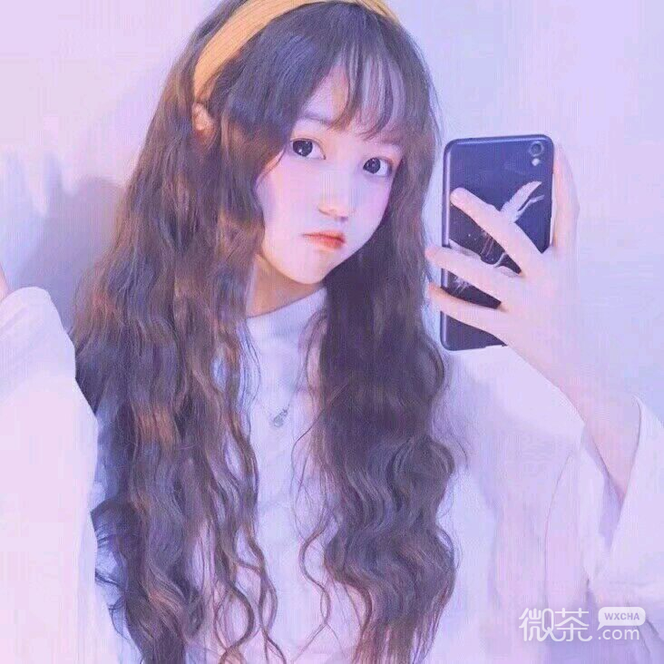 粉嫩清新好看微信女头