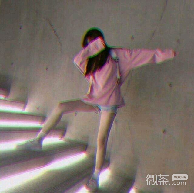 粉嫩清新好看微信女头