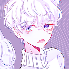 微信清新好看二次元情侣头像