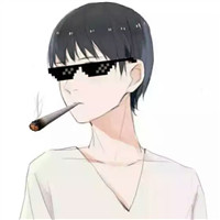 二次元马赛克墨镜男生头像合集下载