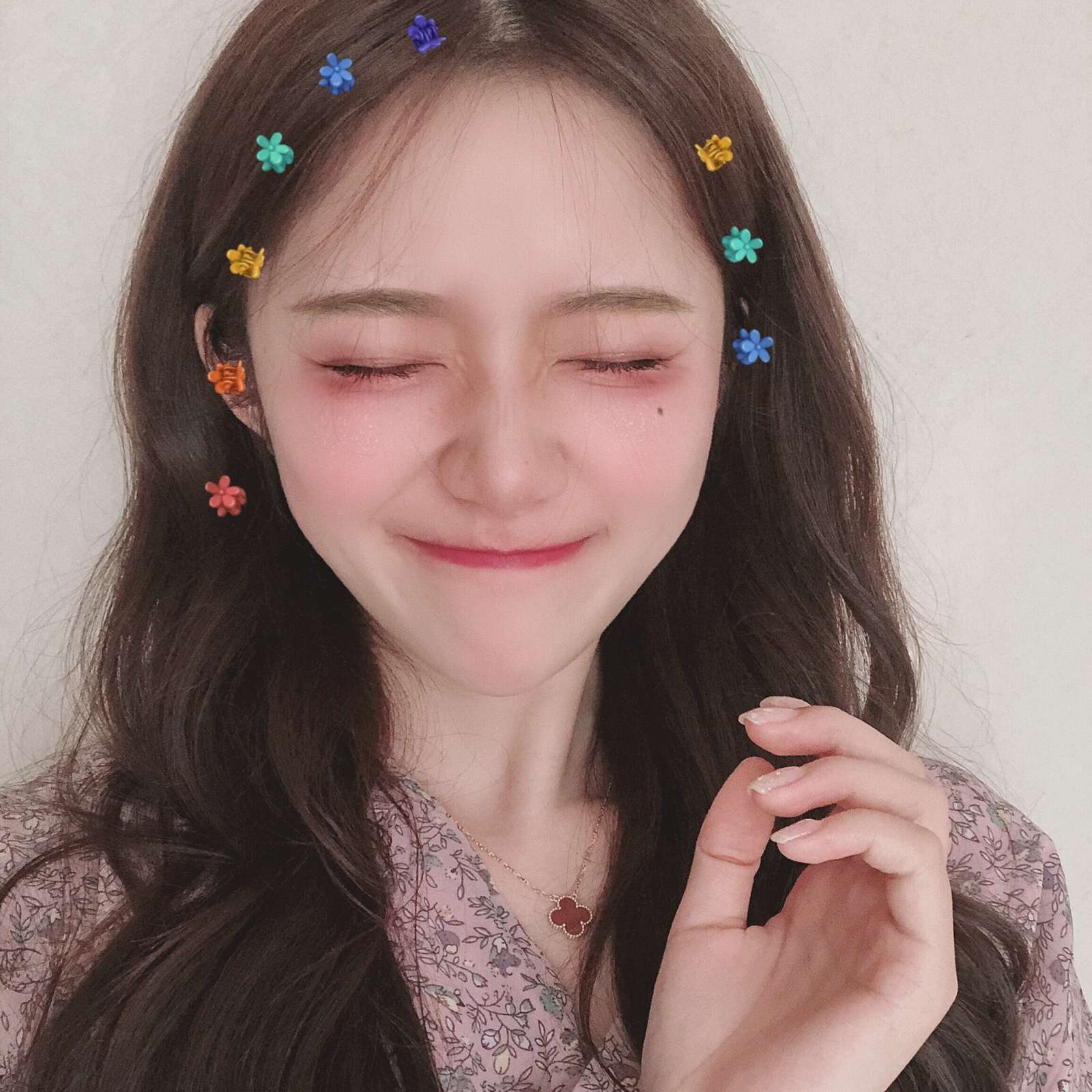 微信文艺气质森系好看女头