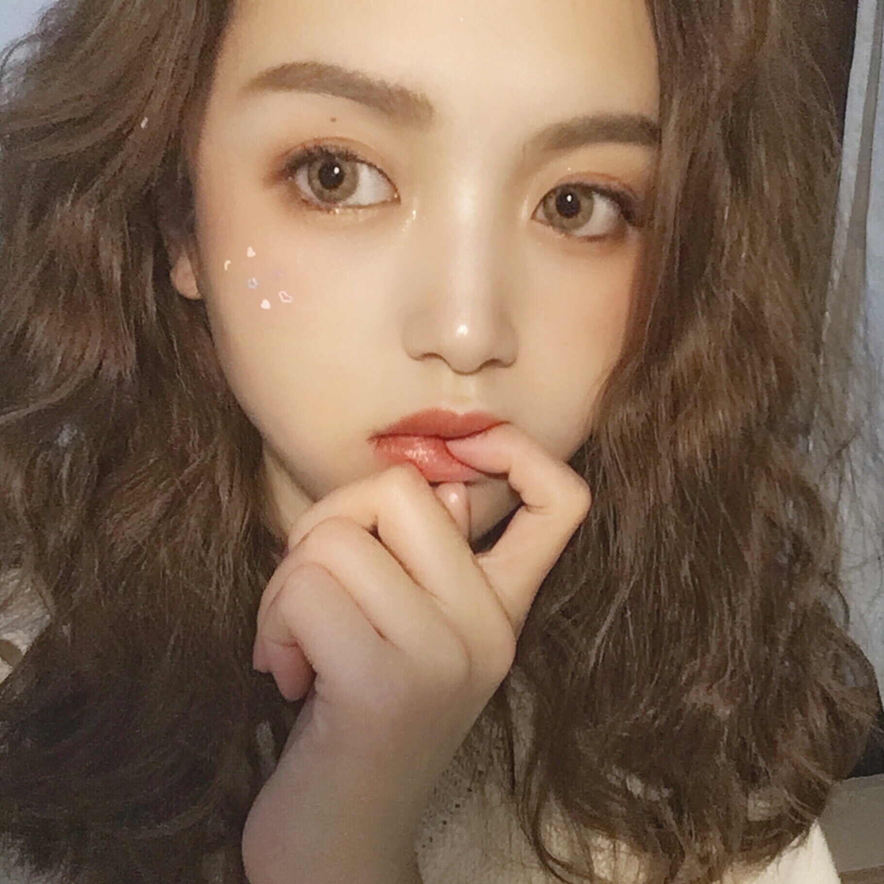 微信漂亮青春阳光女头