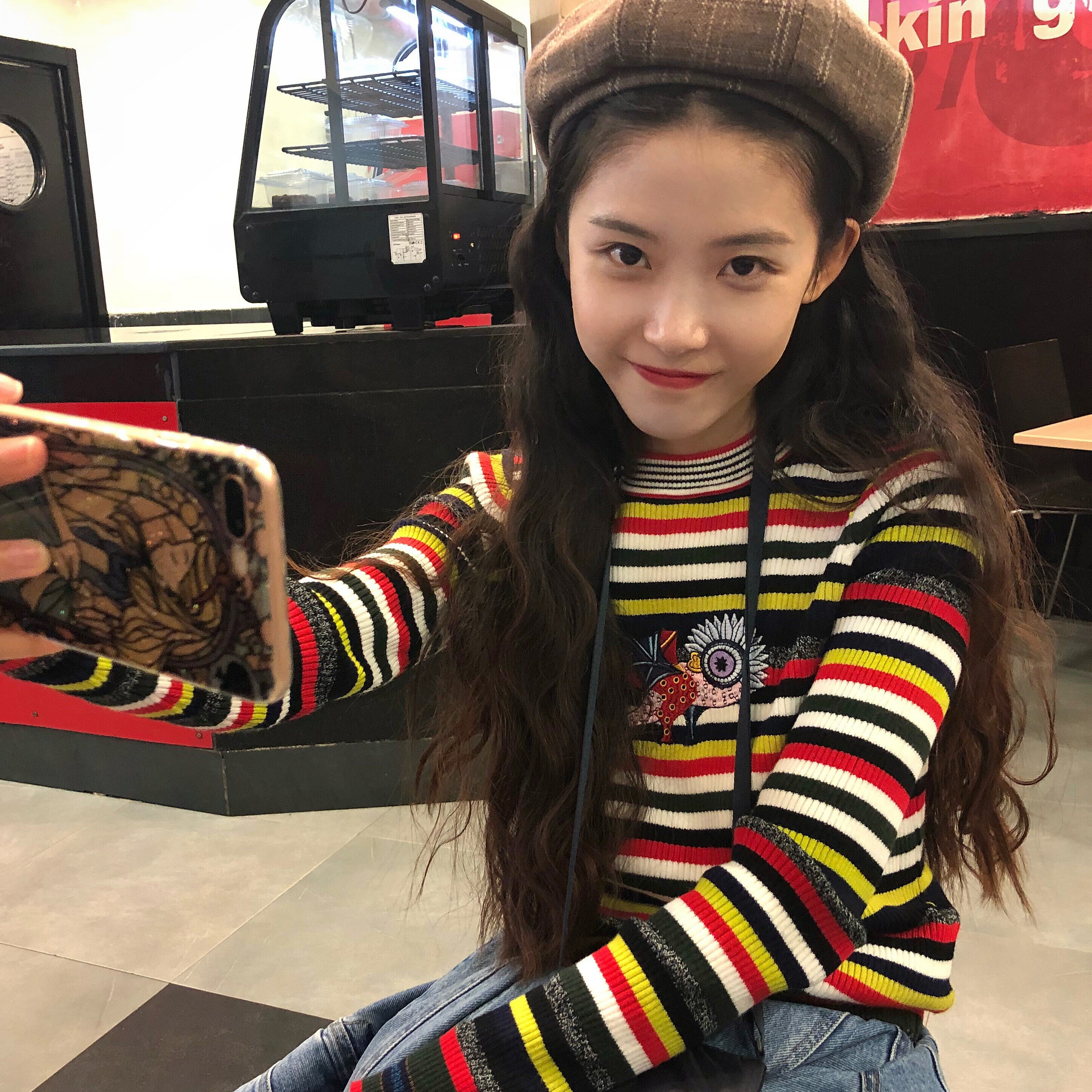 微信漂亮青春阳光女头