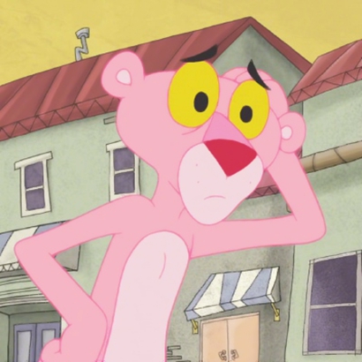 可爱搞怪的粉红豹系列微信头像下载