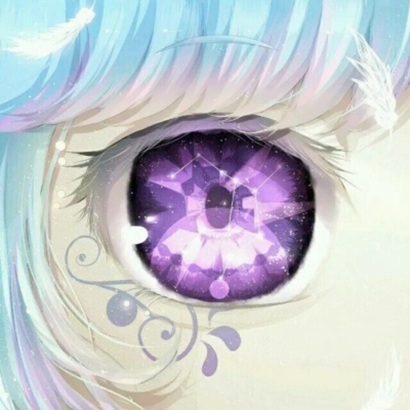个性冷酷的微信二次元动漫女生眼睛头像下载