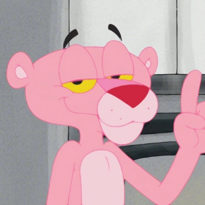 可爱搞怪的粉红豹系列微信头像下载