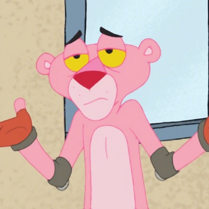 可爱搞怪的粉红豹系列微信头像下载