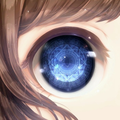 个性冷酷的微信二次元动漫女生眼睛头像下载