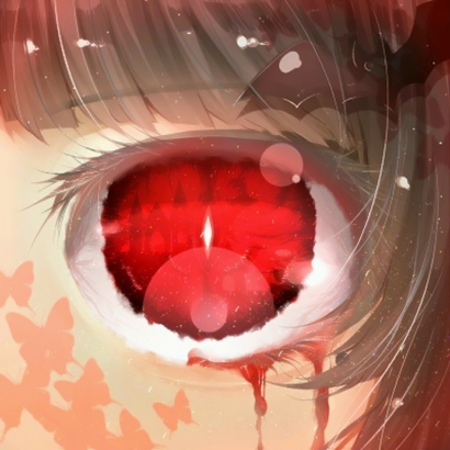 个性冷酷的微信二次元动漫女生眼睛头像下载