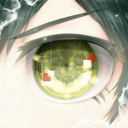 个性冷酷的微信二次元动漫女生眼睛头像下载