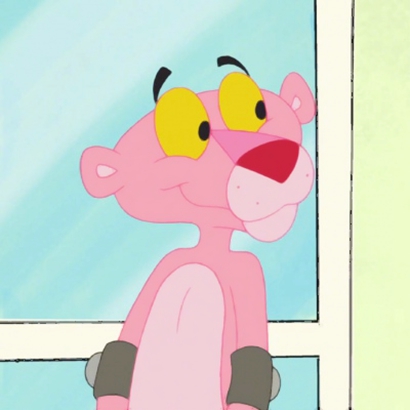 可爱搞怪的粉红豹系列微信头像下载