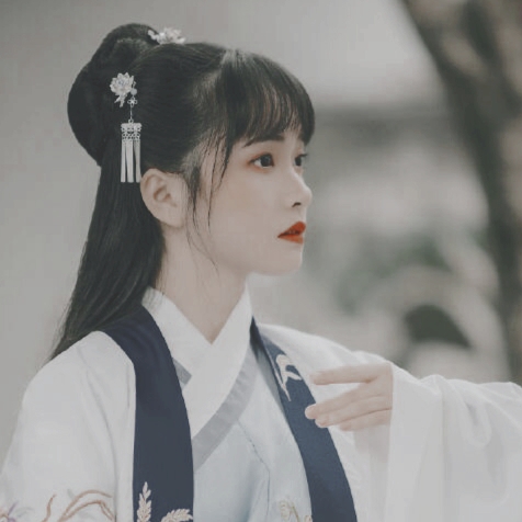 微信小清新古风女头