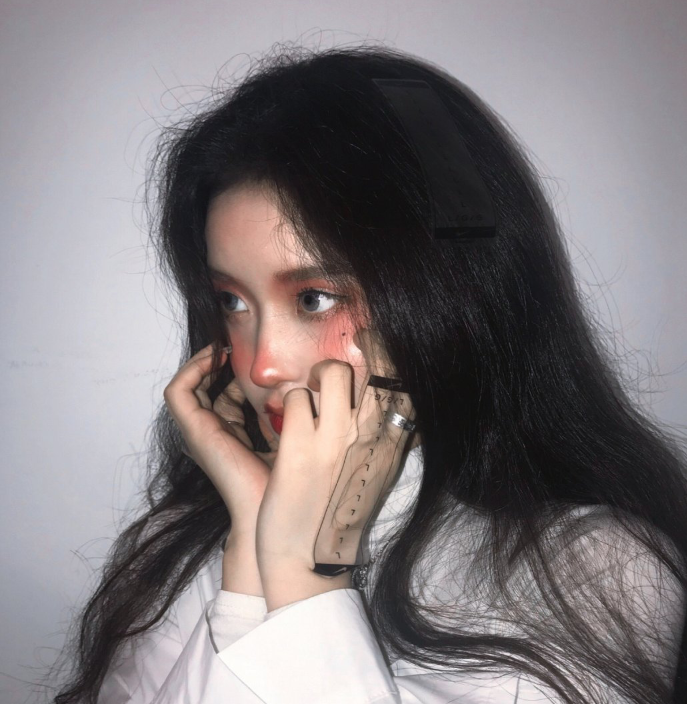 微信小清新漂亮女头