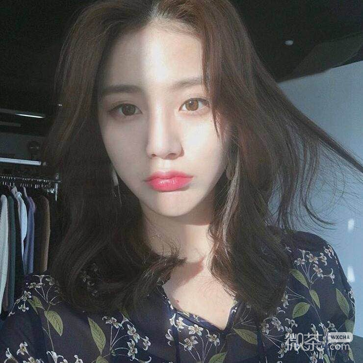 青春性感时尚迷人微信女头