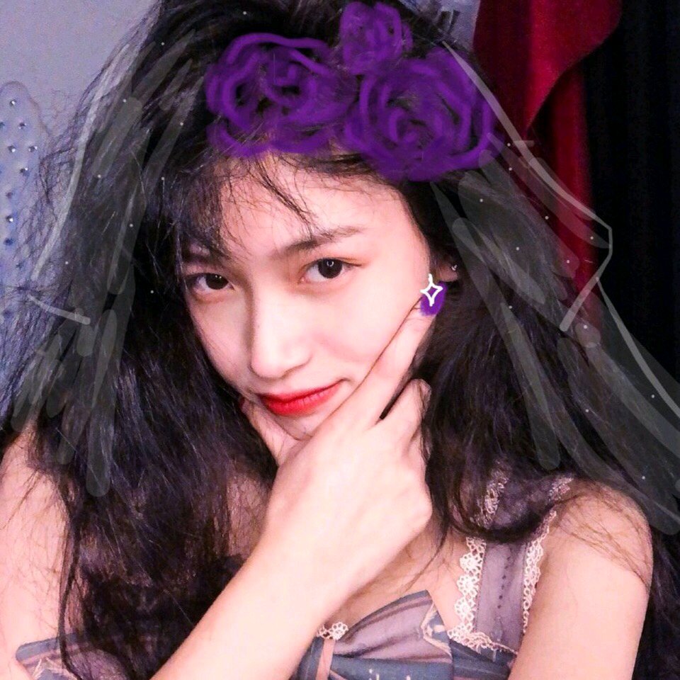 清新时尚性感微信女头