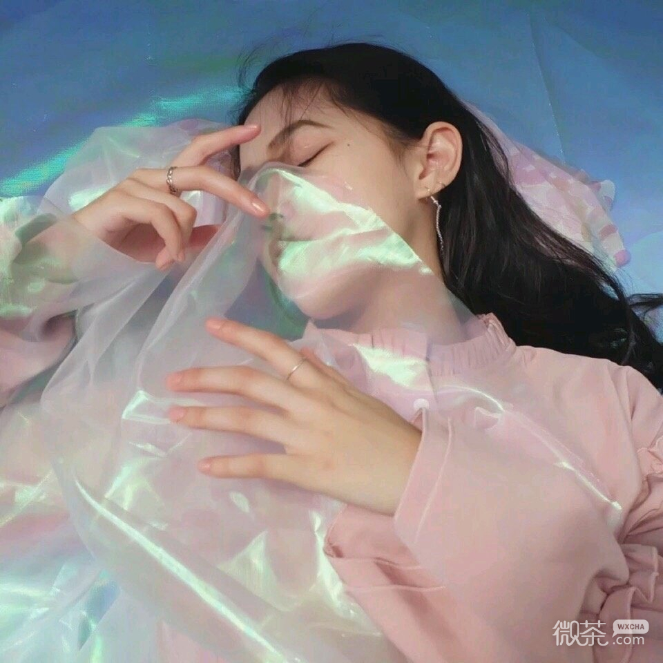 清新时尚阳光微信女头