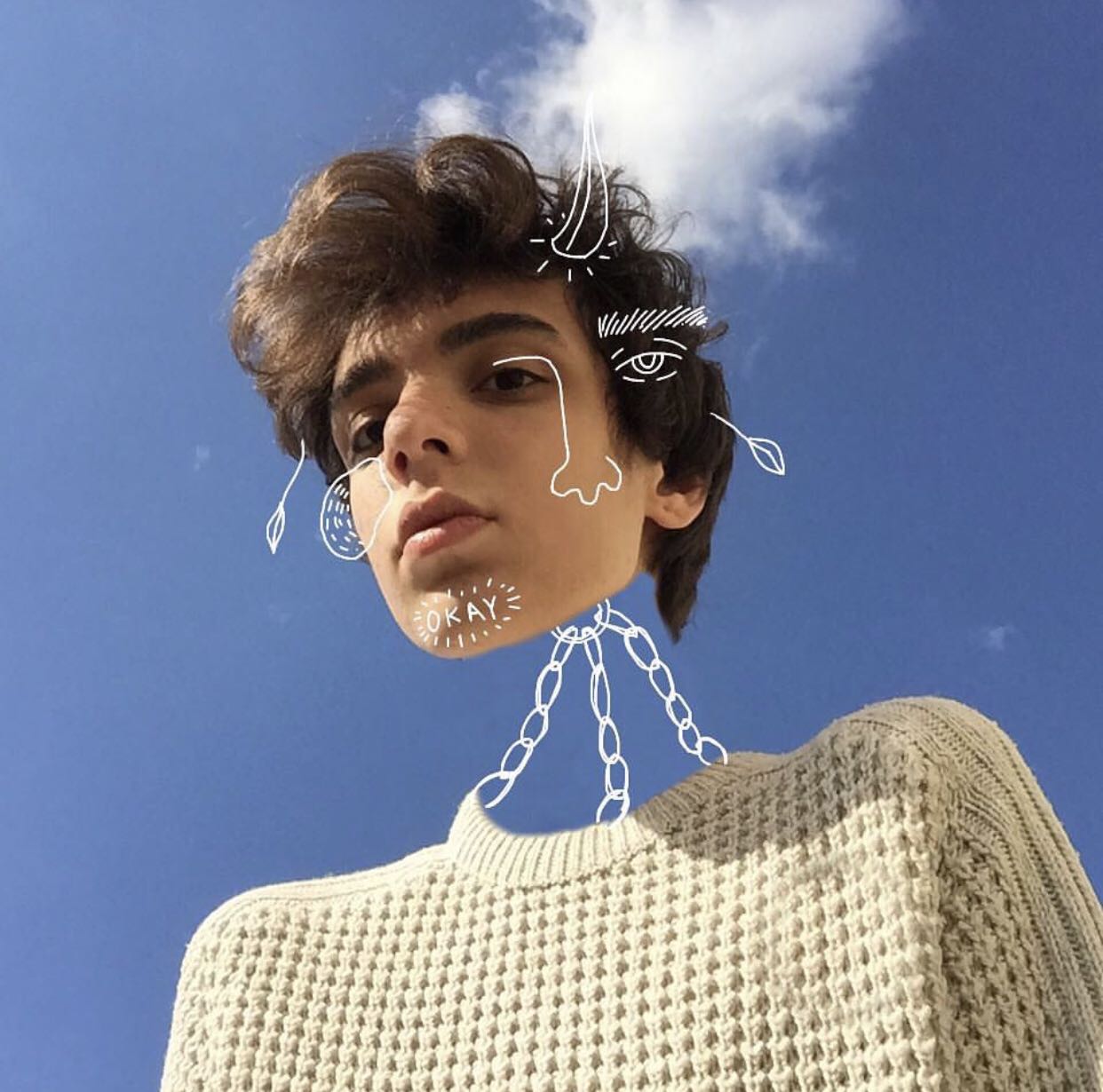 颓废性感欧美微信男头