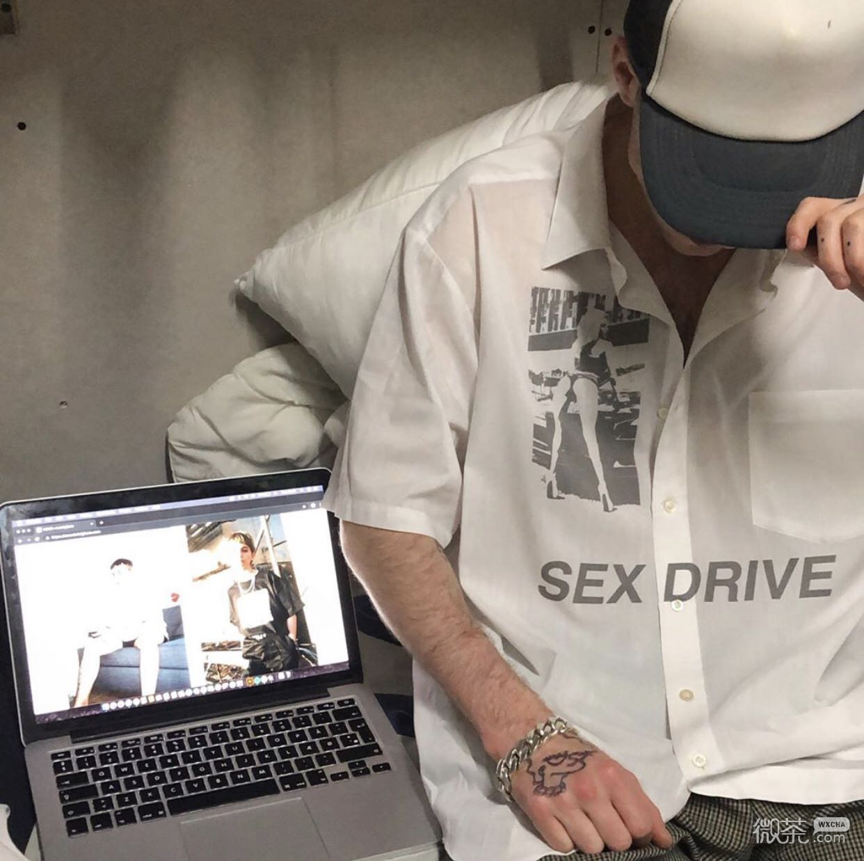 颓废性感欧美微信男头