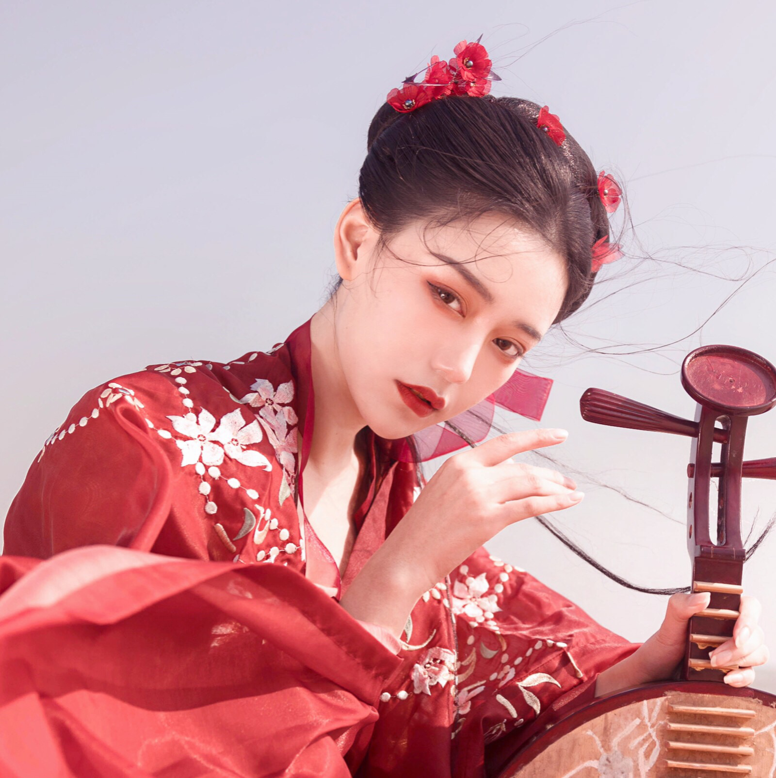 微信小清新古风女头