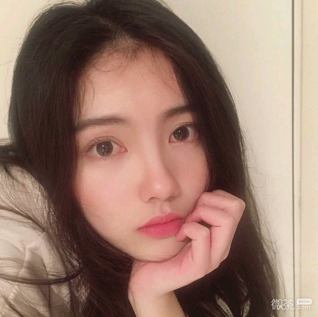 清新时尚阳光微信女头