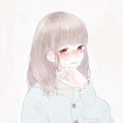 唯美伤感风格的微信卡通手绘女生头像下载