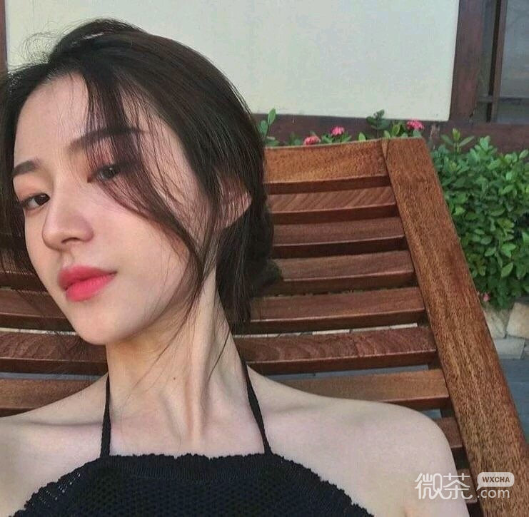 清新时尚阳光微信女头