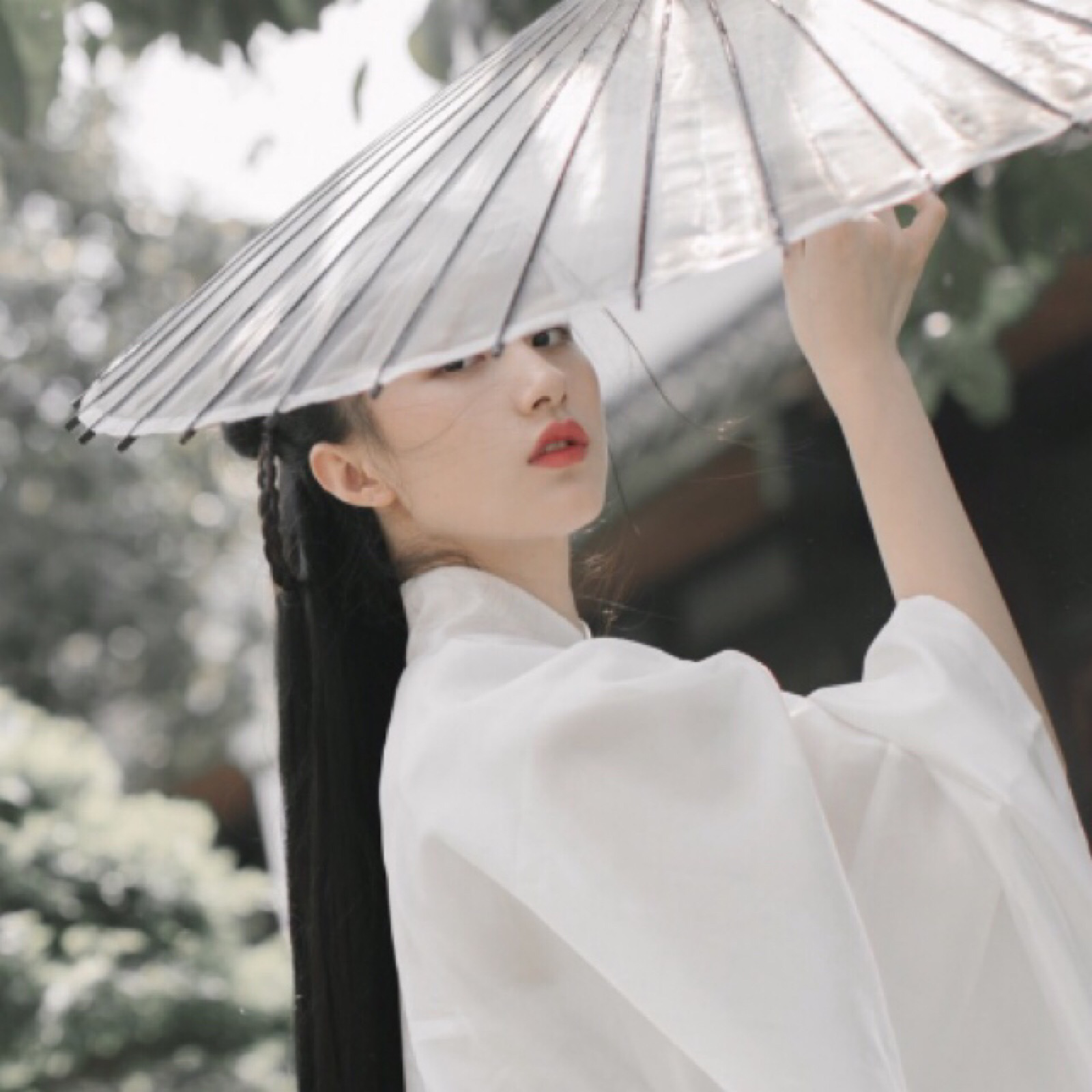 微信小清新古风女头