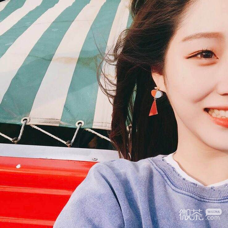 青春性感时尚迷人微信女头