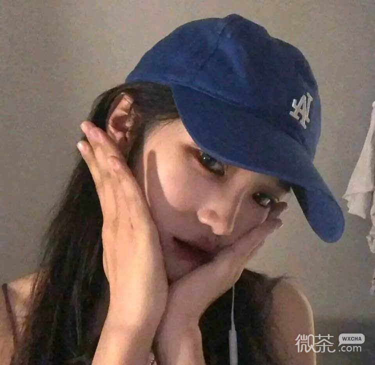青春性感时尚迷人微信女头